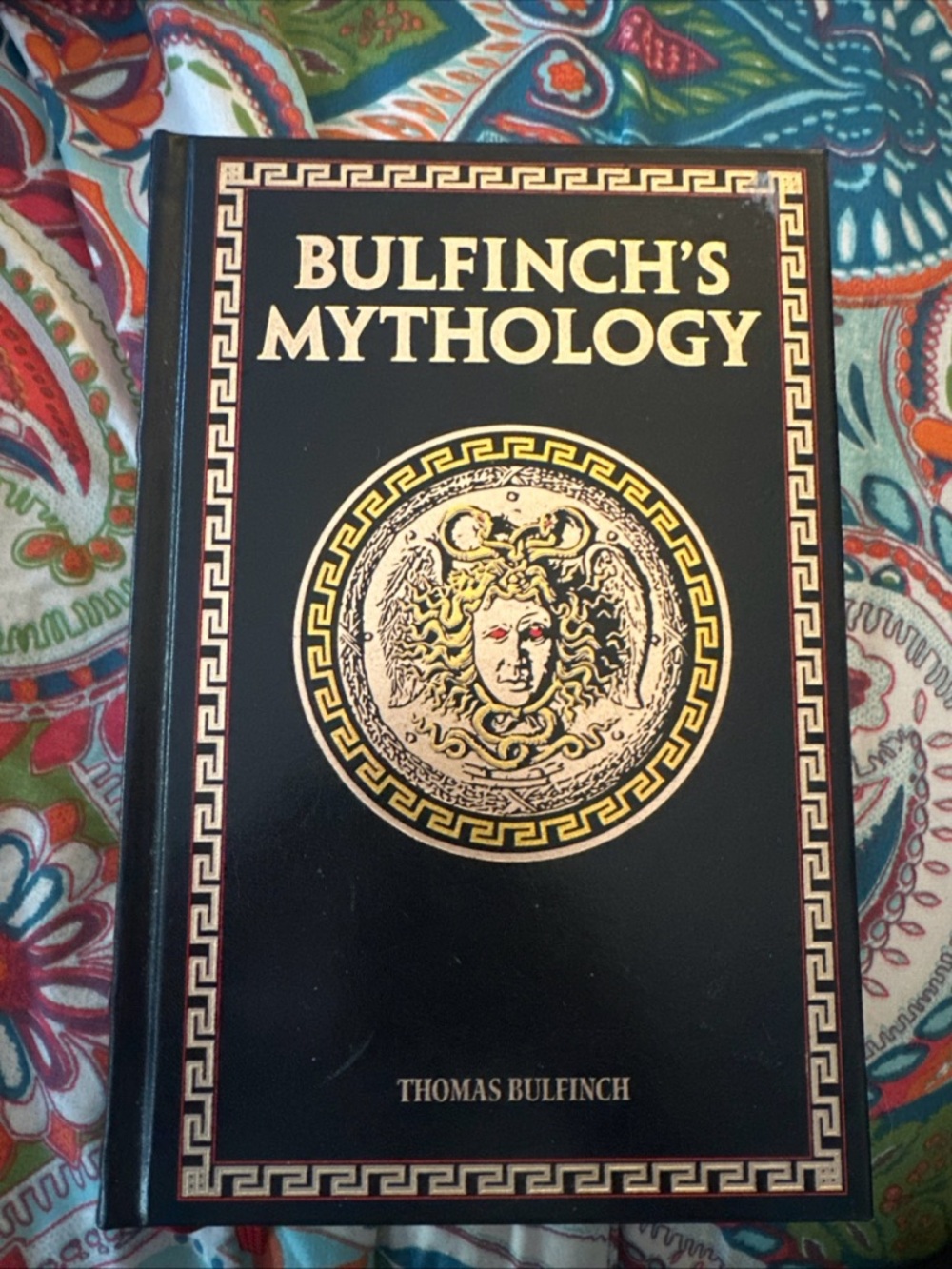 Bulfinch's Mythology Hardcover Book - Black & Gold